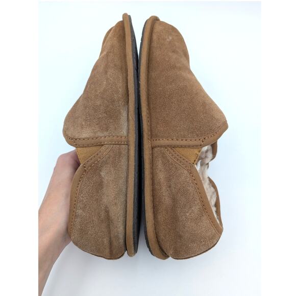 UGG Scuff Romeo II Men's Suede Sheepskin Slippers Chestnut Size US10 EU43 - Picture 7 of 13